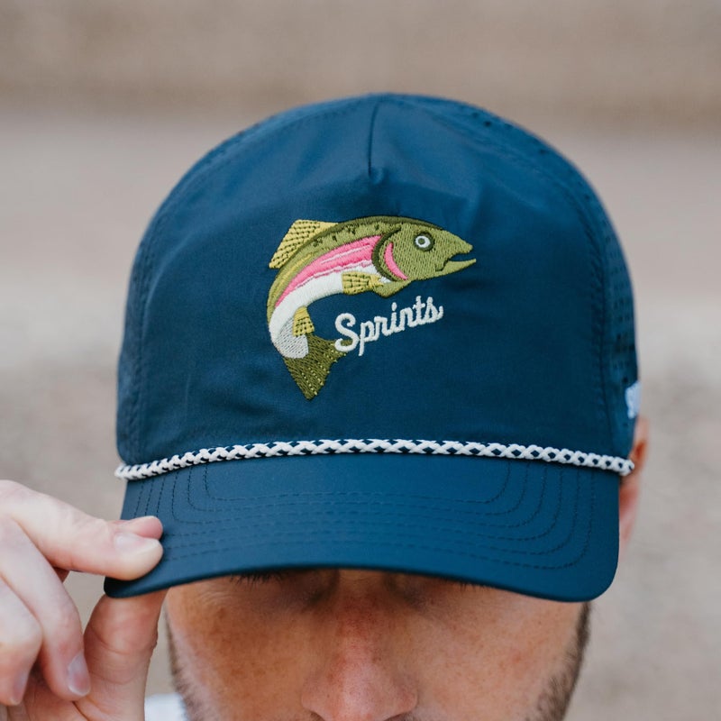 Sprints Semi-Structured EZ Rope Snapback | Lightweight, Quick Dry, Sport Hat, One Size, Unisex (Streamline) - Image 4