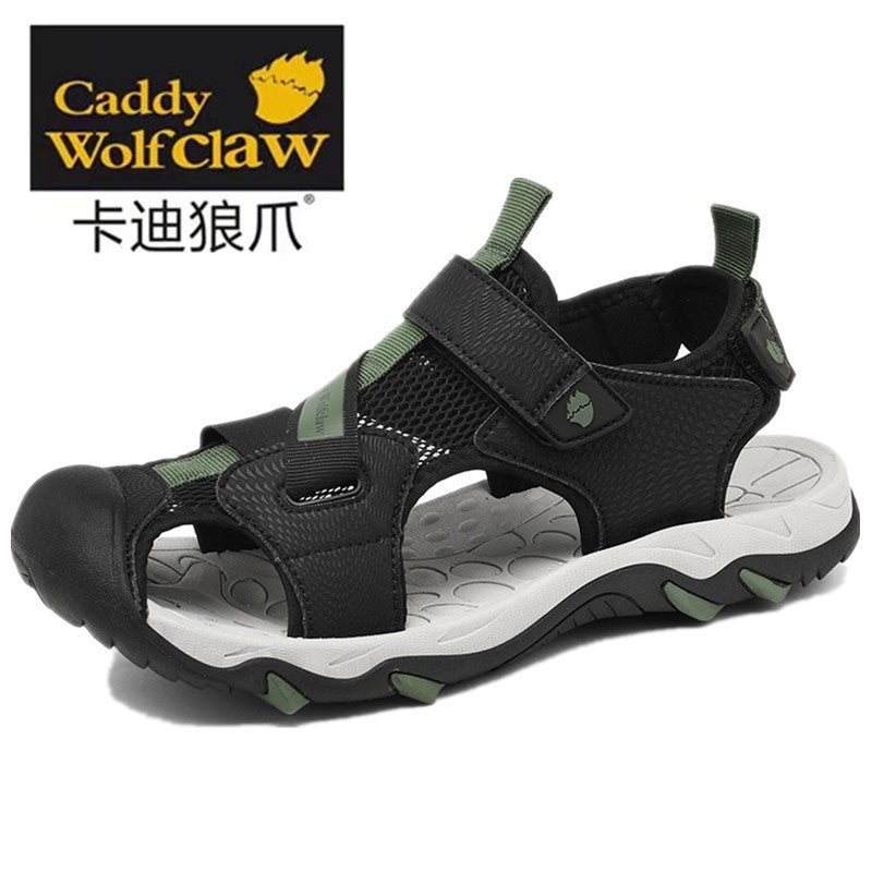 Brand Boys' Shoes Baotou Sandals Summer Youth Sports Sandals Soft Sole Medium And Large Children'S Beach Shoes - Image 1