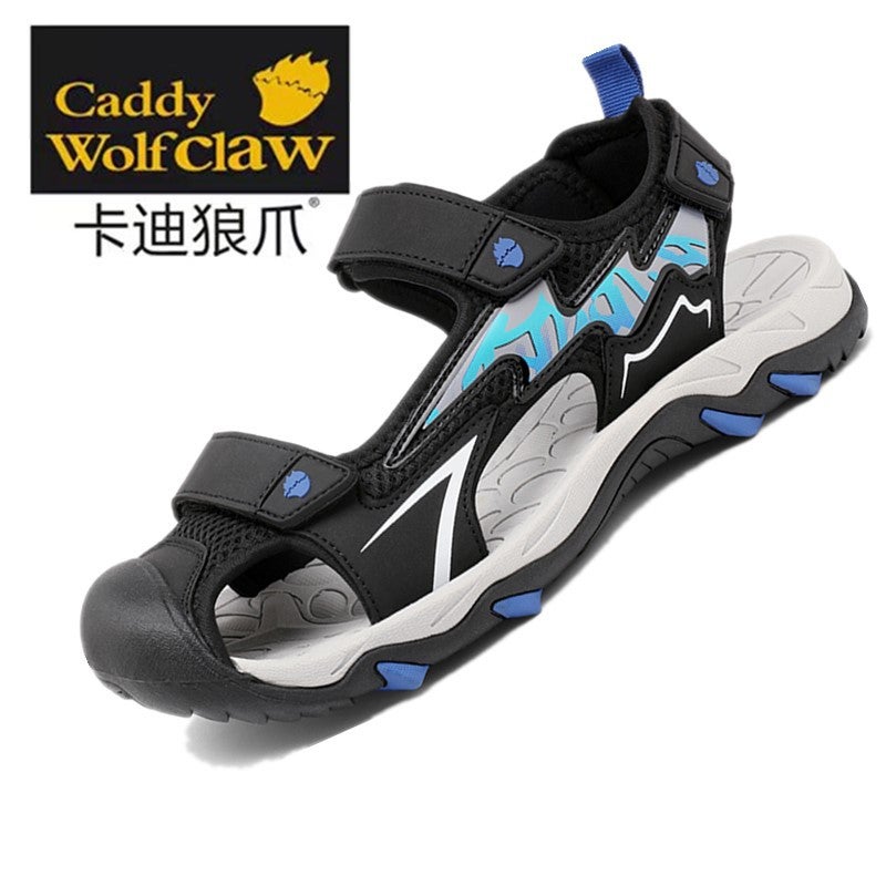 Brand Boys' Shoes Baotou Sandals Summer Youth Sports Sandals Soft Sole Medium And Large Children'S Beach Shoes - Image 2
