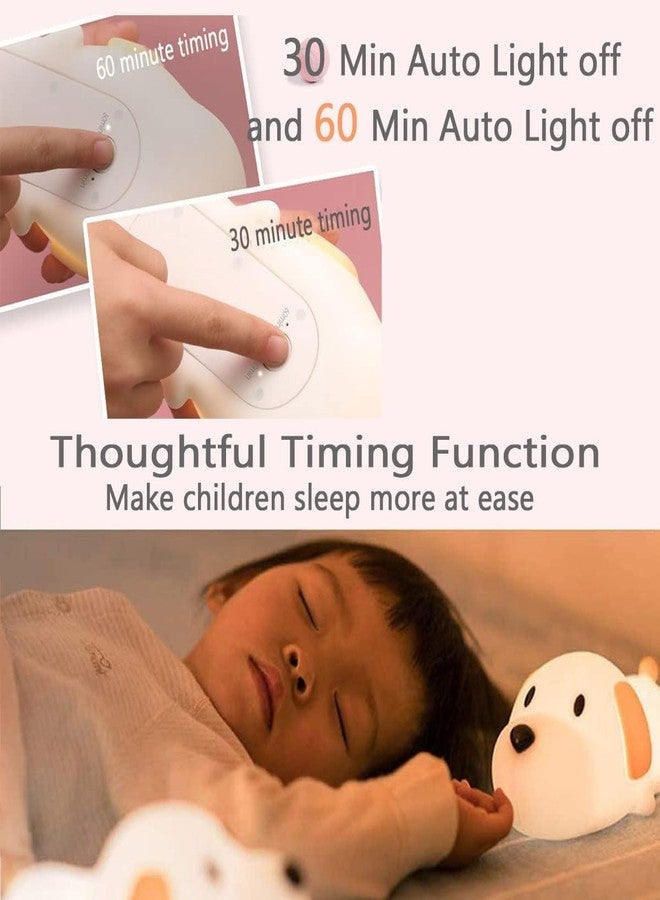 Xpandio Puppy Lamp, Cute Night Light, Gifts for Women Teen Girls Baby, Night Lights for Kids Bedroom, Cute Christmas Puppy Silicone Nightlights for Children Toddler. - Image 5