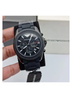 Original Emporio Armani Watch For Men Tazio Large AR6092 With Black dial - pzsku/Z6840B5427F7C0054994BZ/45/_/1730068272/0178e5cb-74ea-4ca7-b008-a684b4113f2c