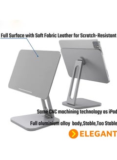 MagneticTablet Stand/ Aluminum Body,360°Rotation,Switchable,Height Adjustable,Foldable Tablet Stand Suit for iPad Air 4,Pro 11'',12.9'' (11.9) - pzsku/Z6840C37CBC7B0E863F19Z/45/_/1732954345/ef14523d-51fc-47c3-bd3f-f48bb50fa6be