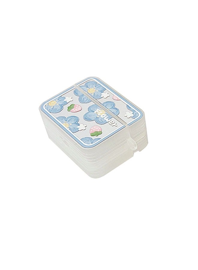 Airpods Pro 2 Case with Keychain, Cute Flower Strawberry Soft TPU Cover, Shockproof Bluetooth Headset Protective Case for Women Girls - Image 4