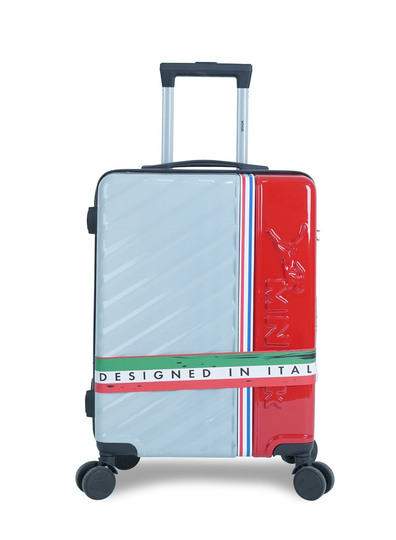 منيك طقم حقائب سفر سوَاجر  قطع | ترولي صلب بولي كربونات و | بعجلات مزدوجة  درجة  عجلات | مقاس الكابينة  بوصة، متوسط  بوصة، كبير  بوصة | أبيض أحمر - Image 4