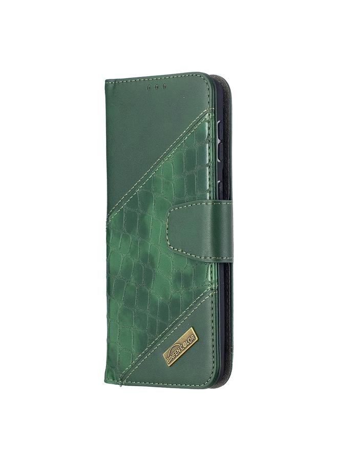 S-TOP Case For Samsung Galaxy S21+ 5G Matching Color Crocodile Texture Horizontal Flip PU Leather Case with Wallet & Holder & Card Slots - Image 2