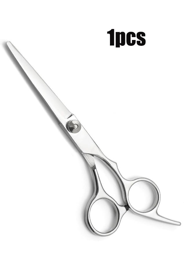 YJ Professional Hair Cutting Scissor Silver 16centimeter1PCS - Image 1