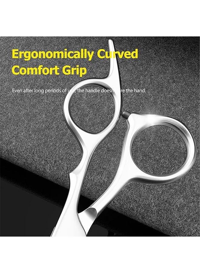 YJ Professional Hair Cutting Scissor Silver 16centimeter1PCS - Image 3