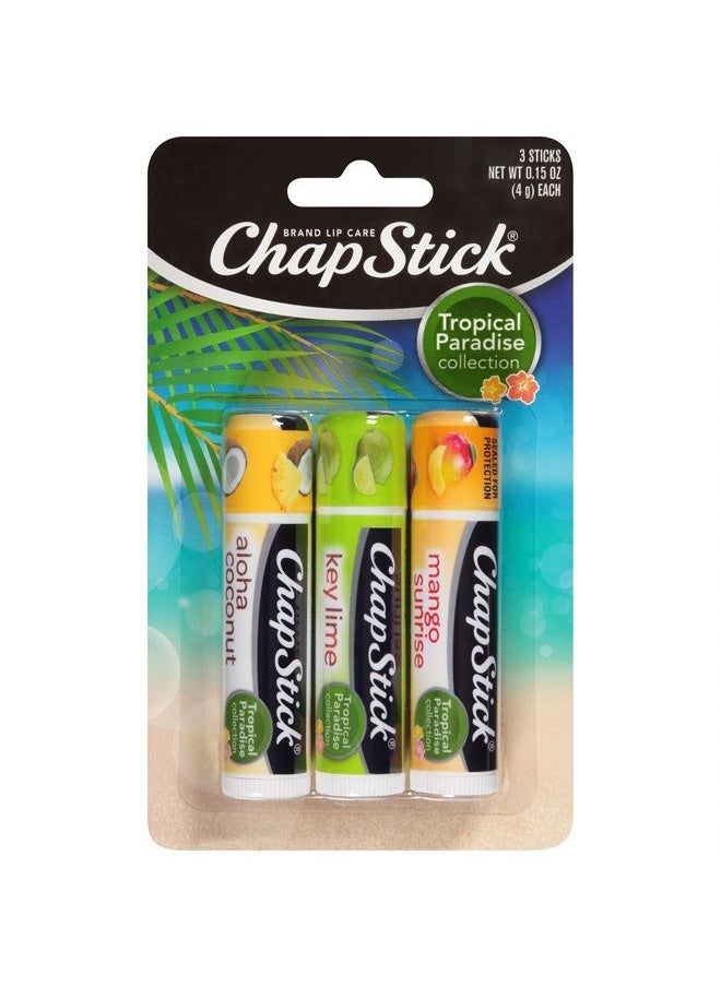 chapstick Lip Balm, 3 Count (Pack of 1) 