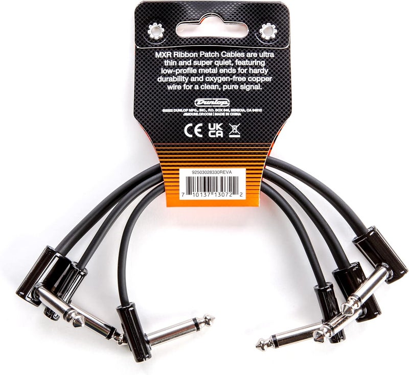 MXR JIM DUNLOP Ribbon Patch Cable 6 in - 3 Pack - Image 2