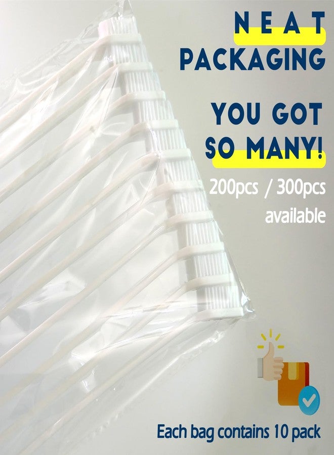 MoonyMars 200 Pcs Dog Toothbrush Cat Tooth Brushes Bulk, Double Sided Brushing Kit, Teeth Cleaning Kit Soft Bristles Long Handle, Pet Tooth Brush for Small to Large Dog, Cat, Puppy & Kitten, 10 Colors - Image 4