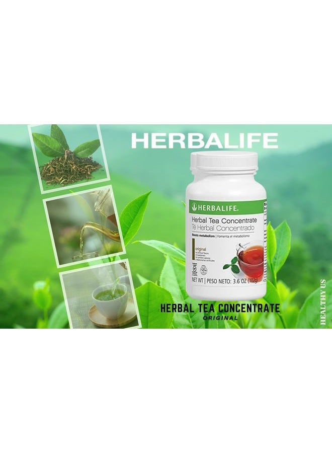 HERBALIFE مركز شاي الأعشاب الأصلي من هيربالايف: خالي من الغلوتين، معتمد كوشير، وبدون نكهات أو محليات صناعية - 3.6 أونصة (102 جرام) - Image 3