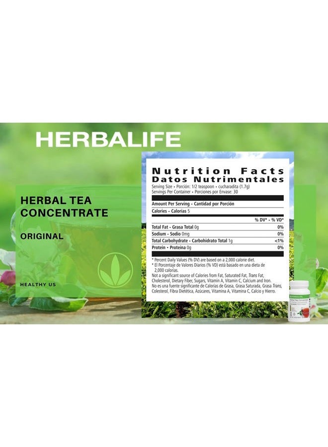 HERBALIFE مركز شاي الأعشاب الأصلي من هيربالايف: خالي من الغلوتين، معتمد كوشير، وبدون نكهات أو محليات صناعية - 3.6 أونصة (102 جرام) - Image 5