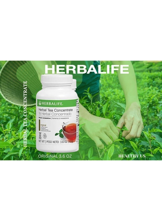HERBALIFE مركز شاي الأعشاب الأصلي من هيربالايف: خالي من الغلوتين، معتمد كوشير، وبدون نكهات أو محليات صناعية - 3.6 أونصة (102 جرام) - Image 2