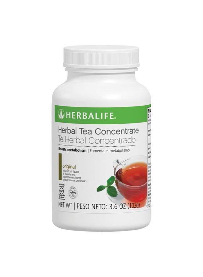 HERBALIFE مركز شاي الأعشاب الأصلي من هيربالايف: خالي من الغلوتين، معتمد كوشير، وبدون نكهات أو محليات صناعية - 3.6 أونصة (102 جرام) - Image 1
