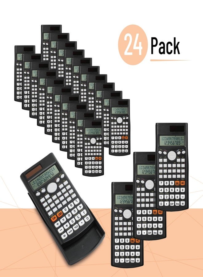 Mr. Pen- Scientific Calculators, 24 pcs, 2 Line Calculator for School, Fraction Calculator Scientific Calculator, Statistics Calculators, College Calculator, High School Calculator - Image 2