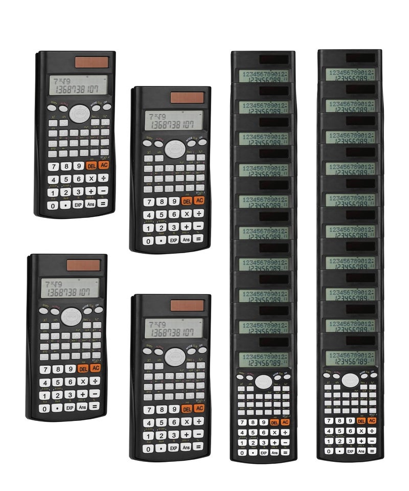Mr. Pen- Scientific Calculators, 24 pcs, 2 Line Calculator for School, Fraction Calculator Scientific Calculator, Statistics Calculators, College Calculator, High School Calculator - Image 1
