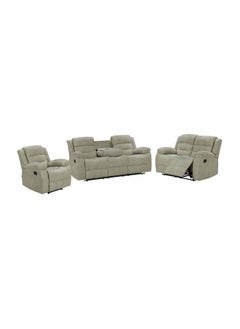 Tucker 2 Seater Fabric Recliner Comfortable Manual Recliner Chair For Living Room Fibre Back Cushion Filling Cozy Fabric Recliner For Relaxation Modern Recliner Sofa For Home Seating - Green - pzsku/Z6841C71EB234CE7B184FZ/45/_/1736236357/7e5399d7-063e-4392-a1e3-3b4028ff3873