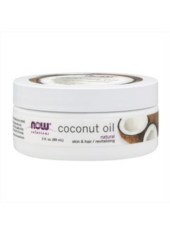 now Solutions, Coconut Oil, Naturally Revitalizing For Skin and Hair, Conditioning Moisturizer, Convenient Travel Size, 3-Ounce  - Image 1