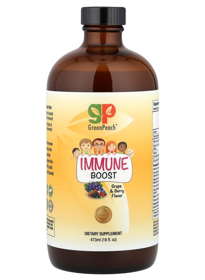 GreenPeach Immune Boost Grape & Berry 16 fl oz (473 ml) - Image 1