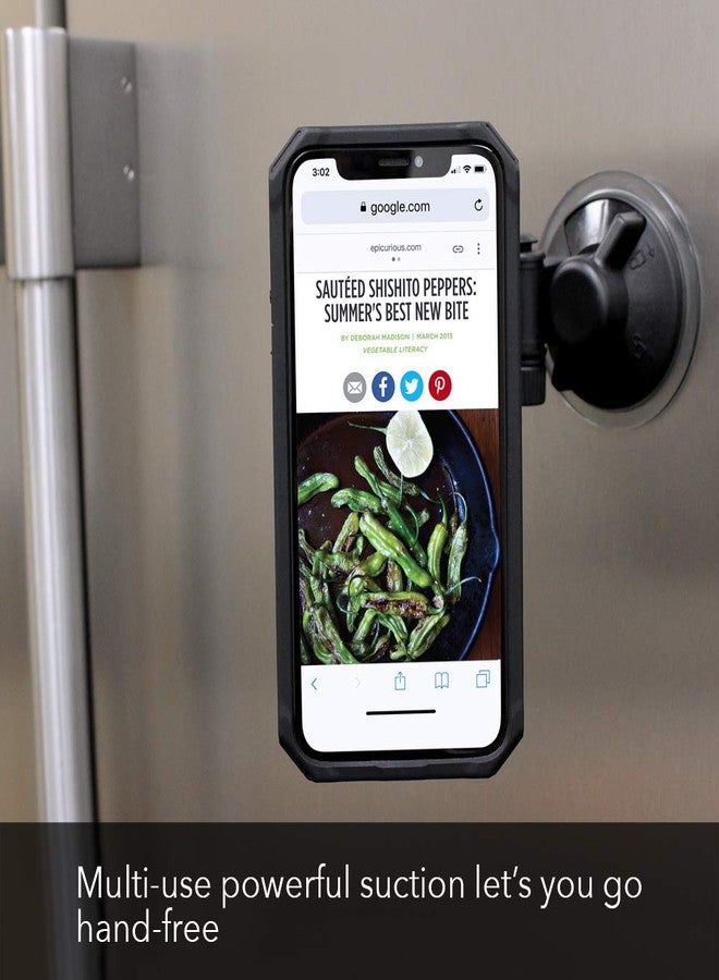 Rokform - Adjustable Windshield Phone Mount Secured by Strong Suction Cup Base, 210 Degrees of Tilt and 360 Degree of Rotation Phone Holder Compatible with ALL Rokform Twist Lock Cases - Image 4