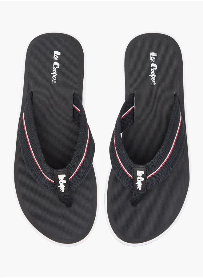 Lee Cooper Men's Textured Slip-On Thong Slippers