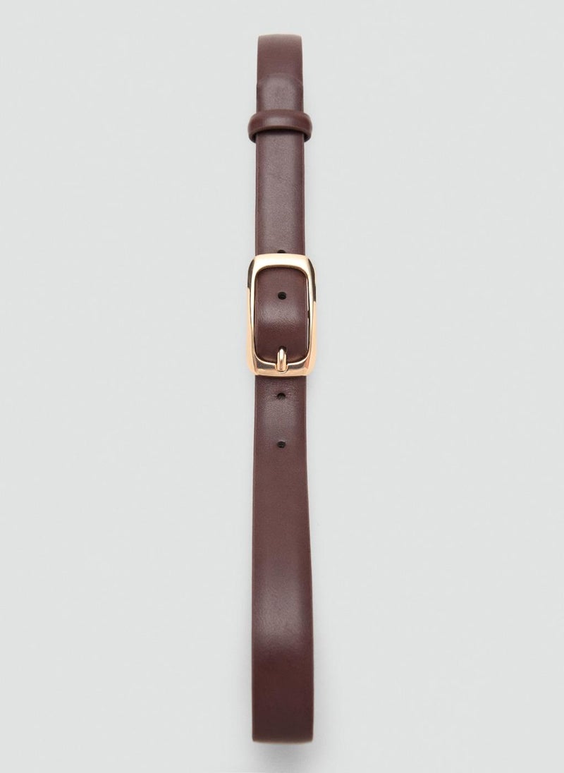 MANGO Rectangular Buckle Belt  - Image 2