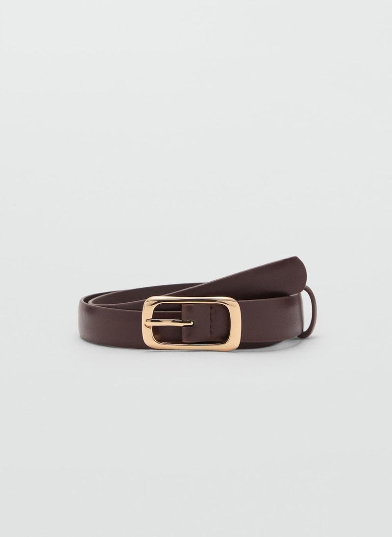 MANGO Rectangular Buckle Belt  - Image 1