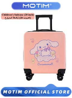 Motim Travel Luggage Carry-On Luggage Kid's Luggage 20 inch Small Luggage with Spinning Wheels Cartoon Suitcase  - Image 1
