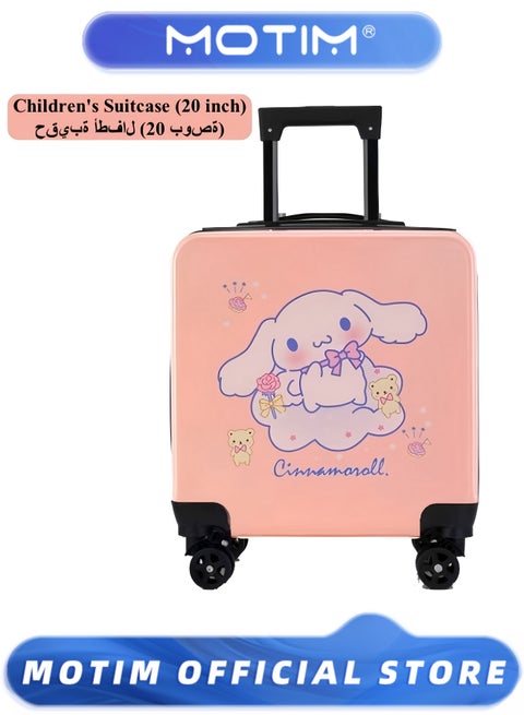 Travel Luggage Carry-On Luggage Kid's Luggage 20 inch Small Luggage with Spinning Wheels Cartoon Suitcase