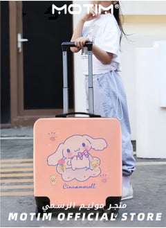 Motim Travel Luggage Carry-On Luggage Kid's Luggage 20 inch Small Luggage with Spinning Wheels Cartoon Suitcase  - Image 3