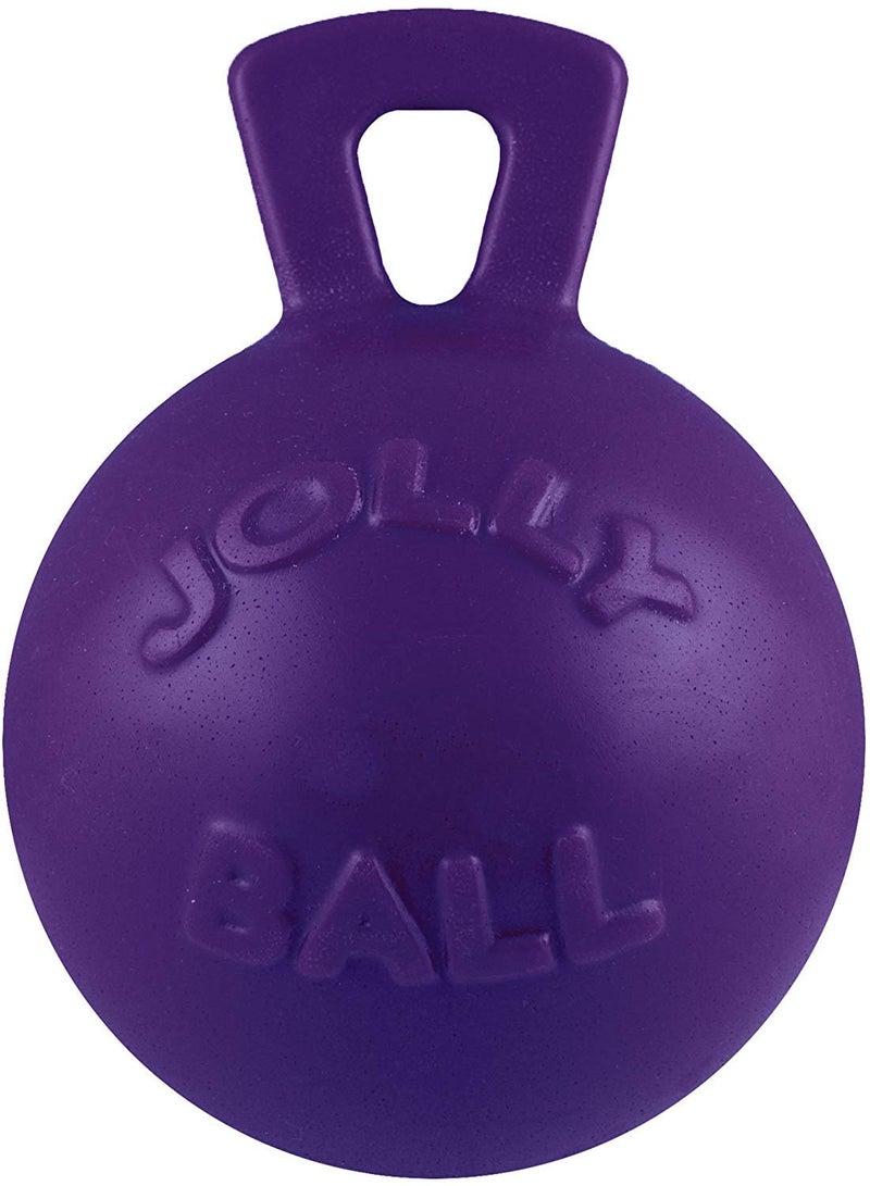 Jolly Pets 2 Pack of TugnToss 45 inch Heavy Duty Chew Ball with Handle Purple - Image 2
