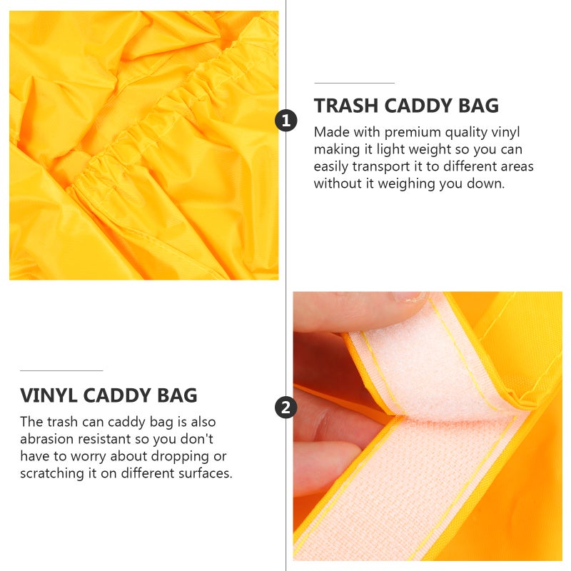 2pcs Heavy Duty Vinyl Trash Bag Commercial Cleaning Tool For Garbage Bins Tool Organizer Bag - Image 4