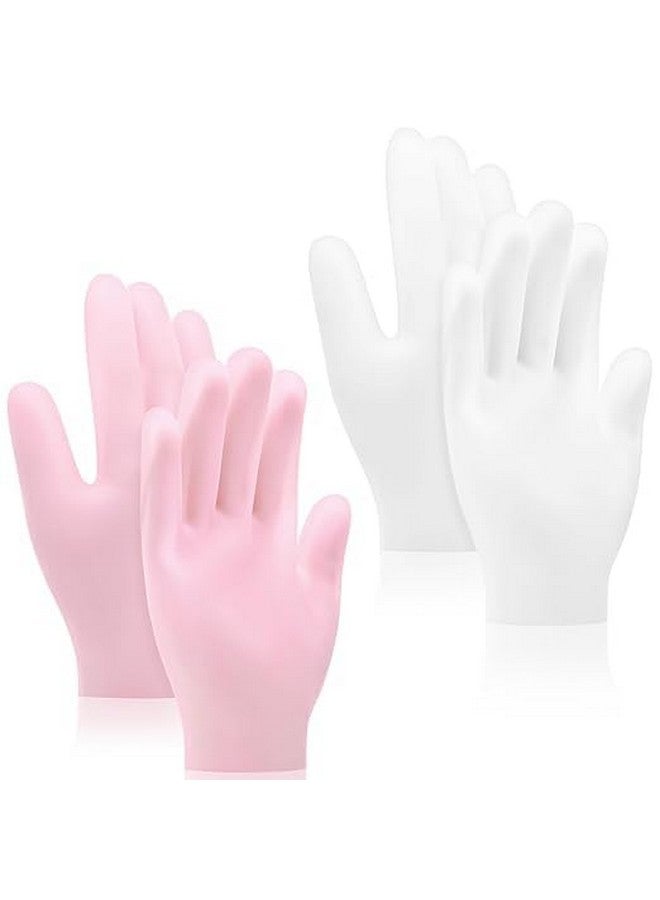 KACHKIT Moisturizing Socks & Gloves Set, Silicone Moisturizer Socks Gel Gloves Long Spa Socks Soft Aloe Gel Socks Foot Gel Socks,(Pack-of-1 ;Multicolor). - Image 1