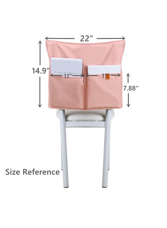 Muka Concise Style Living Room Chair Cover Home Chair Back Storage Chair Back Organizerpinkl - Image 3