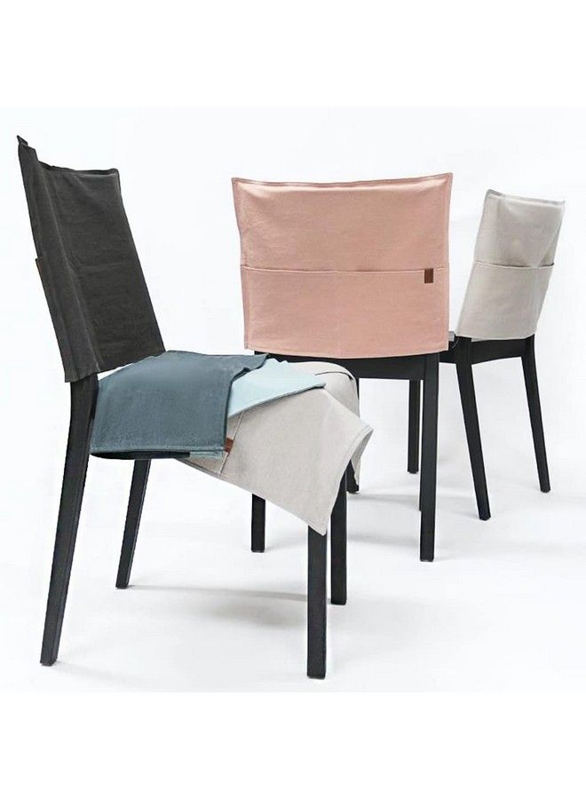 Muka Concise Style Living Room Chair Cover Home Chair Back Storage Chair Back Organizerpinkl - Image 4