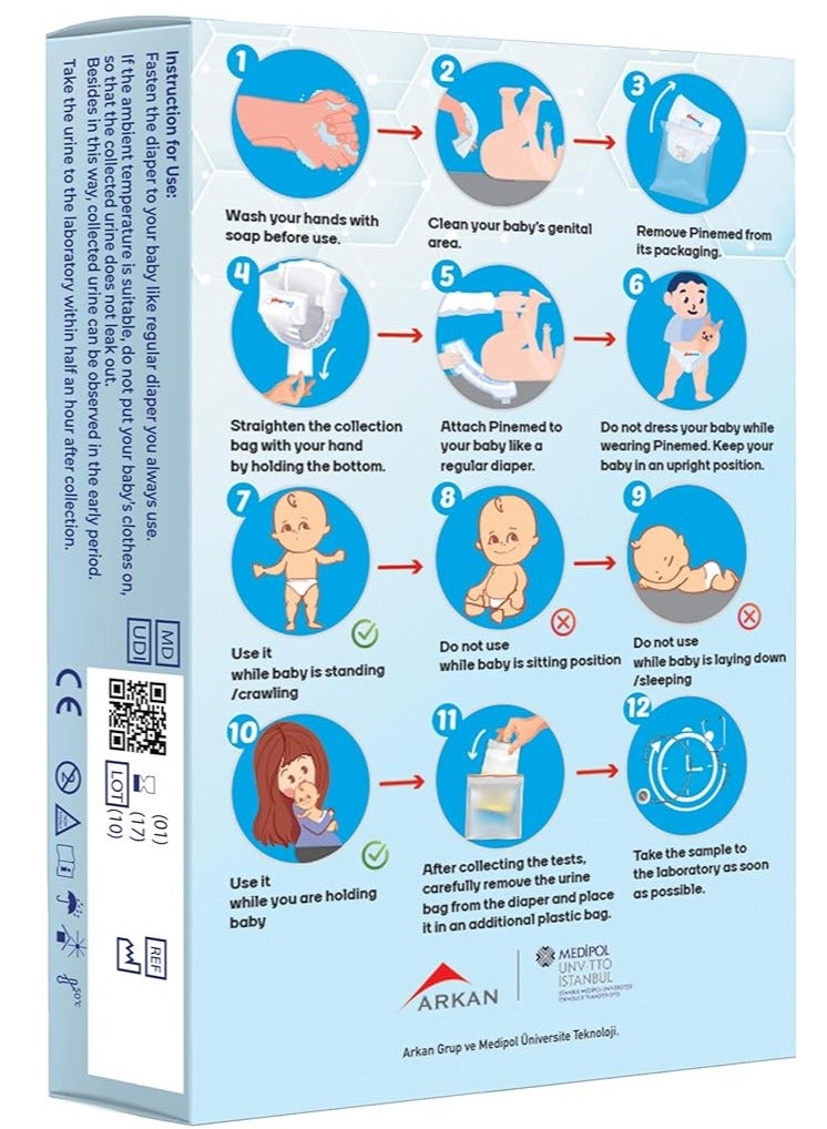 Pinemed Baby diaper with urin bag - Image 2