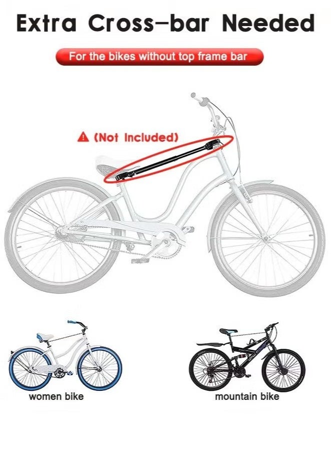 Heavy Duty 3-Bike Carrier Rack | Double Safety Folding Adjustable Bicycle Mount for Car, Truck & SUV | High Capacity Bike Transport Rack - Image 3