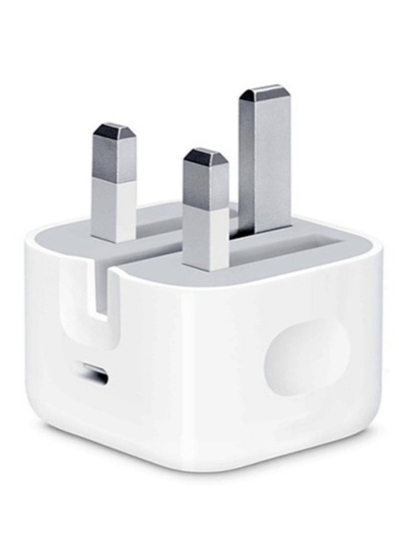 ELTRAZONE 20W PD Power Adapter Wall With TYPE-C Port UK Plug For Smart Phone Fast Charger - Image 1