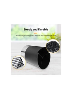 Generic Straw Holder for Countertop, 3 Grid Stainless Steel Straw Dispenser Drinking Straw Dispenser Coffee Stirrers Holder Forks Spoon Organizer for Coffee Bar Kitchen Party  - Image 5