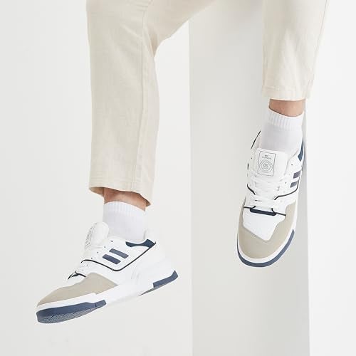 Campus Men's Revolt Sneakers WHT/Navy - 6UK/India - Image 5