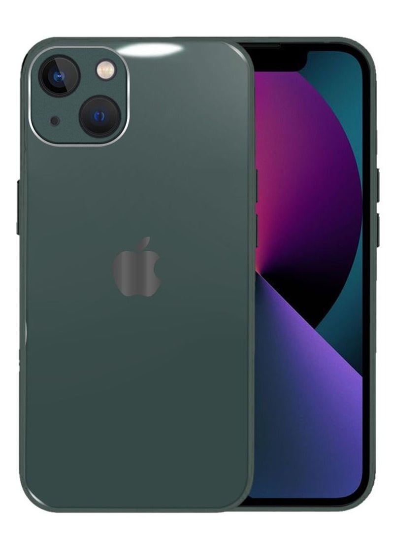 CATANES - iPhone 13 Electroplated Hard Glossy Case Camera Protection Shockproof Anti Fall Case Green - Image 1