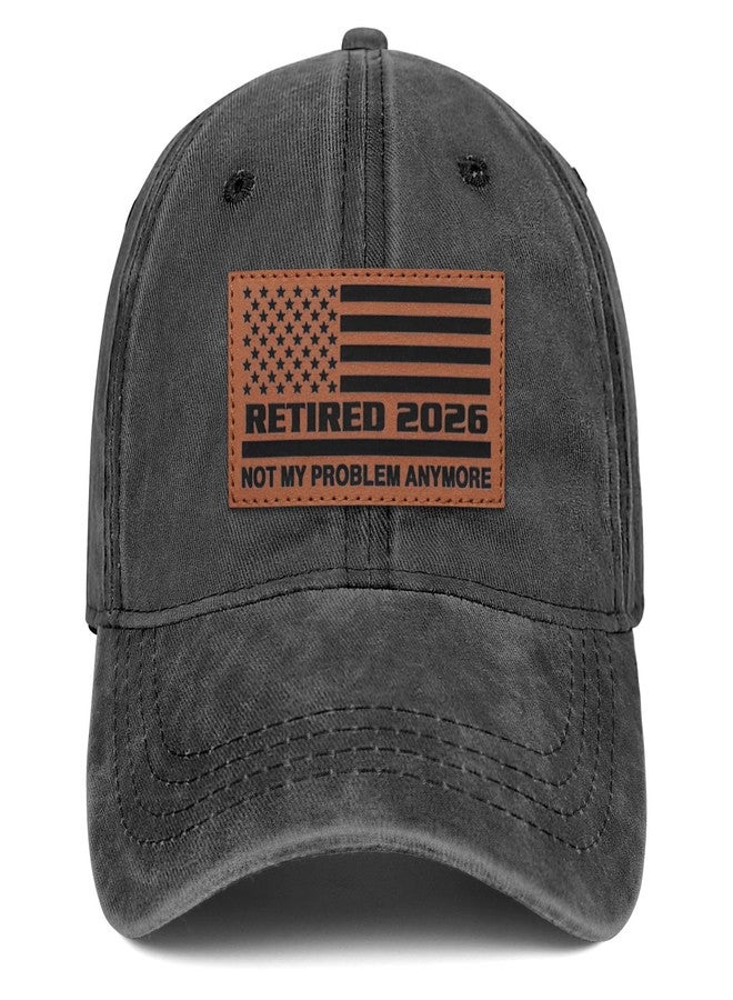 Supload Retired Gifts for Men, 2026 Retirement Hat, Retirement Gift for Women, Happy Retired, American Flag Hat for Men - Image 1