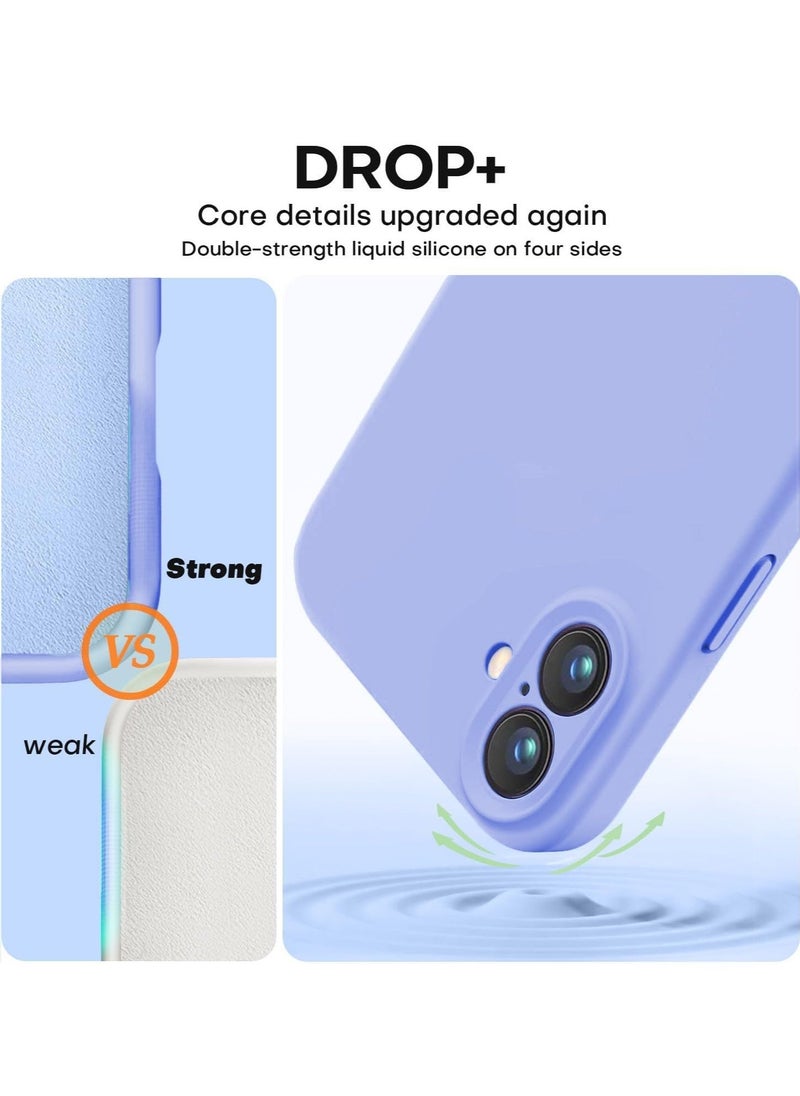 Raxoom iPhone 16 Slim Fit Matte Light Blue TPU Case â€“ Soft, Flexible Silicone Back Cover - Image 3
