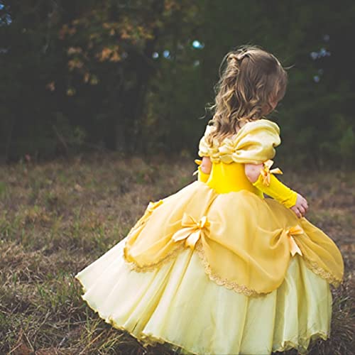 CQDY Girls Cinderella Costumes Halloween Princess Dress Up Fancy Birthday Party Ball Gown - Image 3