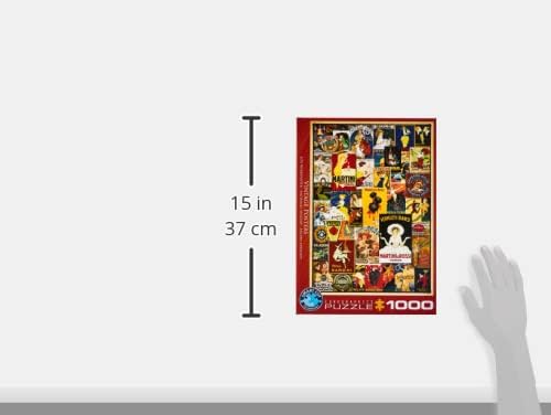 eurographics Vintage Posters Collage 1000pc Puzzle - Image 3