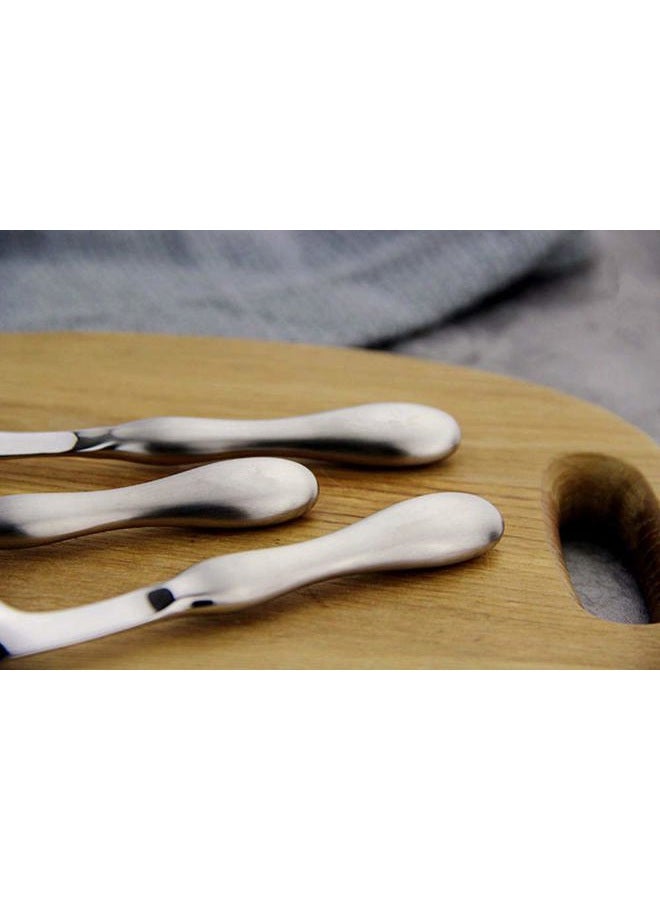 ZYER Adaptive Utensils 2pcs Curved Spoon Set Right Handed Angled Spoons Cutlery Utensil Stainless Steel Eating Silverware for Hand Tremors, Arthritis, Parkinson's or Elderly Use - Image 5