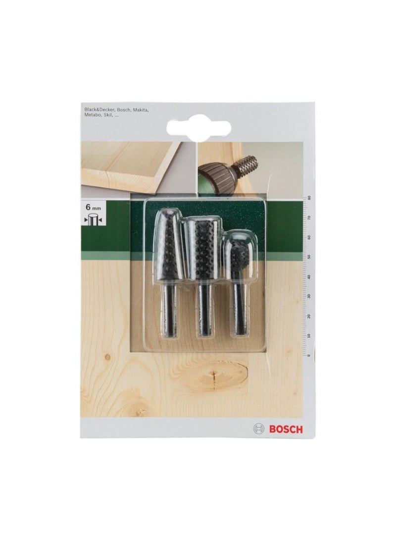 Bosch Wood Rasp Set Of 3