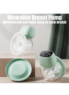 Beauenty Wearable Breast Pump - 3 Modes & 9 Levels Touch Screen, Portable Electric Breast Pump, Wireless Pump, Low Noise &Painless Breastfeeding, Green  - Image 5