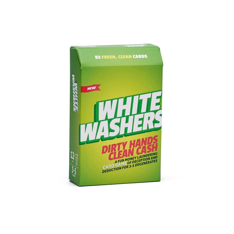 BINCA Card Game - White Washers  Bluffing & Strategy Game for All Ages  Fun Family & Party Game for Teens & Adults  Perfect for Ages 12  13  14 & Up (3-5 Players) - Image 1