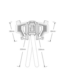 Generic Motorcycle Helmet Chin Stand,Upgraded Version of Motorcycle Helmet Chin Stand Suitable for Sports Cameras Such As GoPro Max Hero 10 9 8 7 6 5 Insta 360 One R One X DJI Osmo Phones  - Image 5